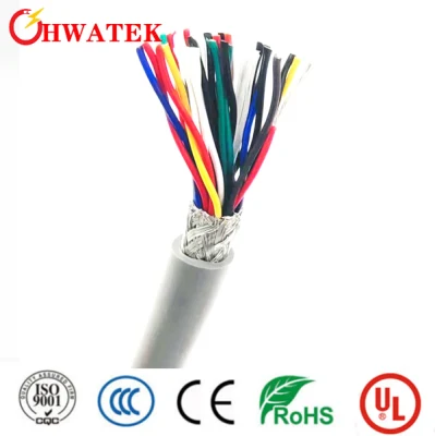 Cl2 oder UL2464 VW-1 Feuerfester Sr-PVC-isolierter 12p× 22AWG+1c× 22AWG Mittelspannungs-Elektrokabeldraht