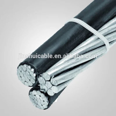 Aluminium/XLPE Triplex Service Drop Wire 4AWG